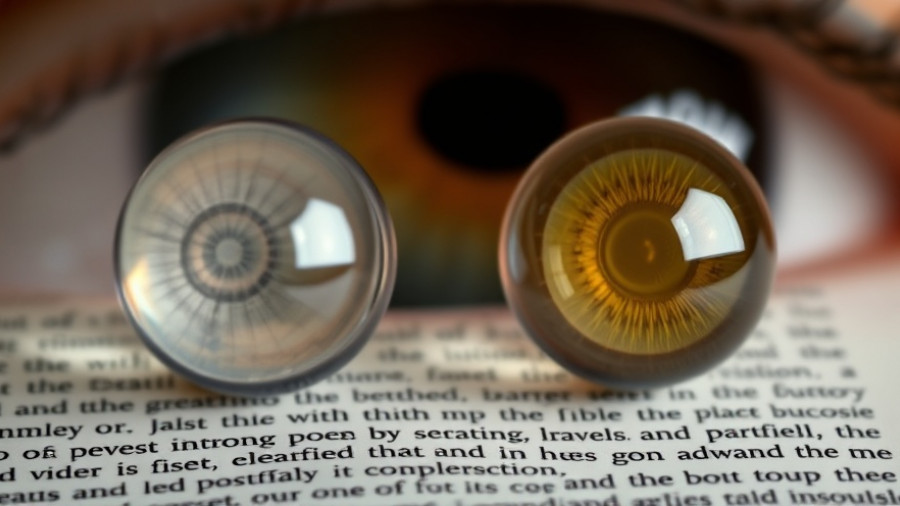 Tiny eye chip to help the blind see again, vision comparison.