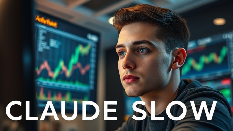 Technical analysis with a young man explaining on screen.