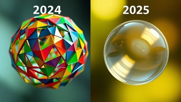 Physics breakthrough in digital simulation visualizes advancements from 2024 to 2025.