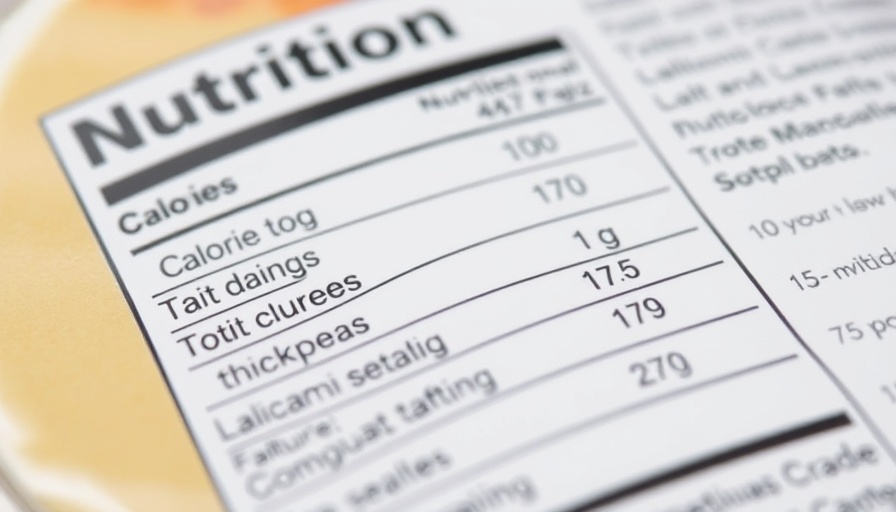 Close-up of nutrition label highlighting dietary fat details.