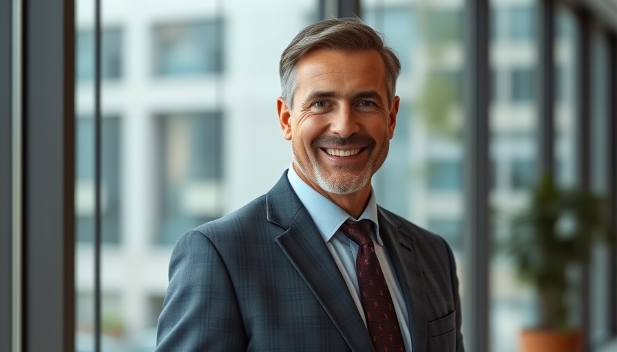 Professional man in an office, representing AI agency in banking