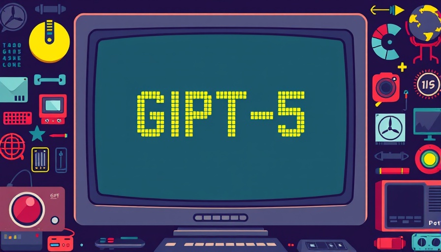 Retro pixel art screen with GPT-5 prompting techniques, AI reviews.