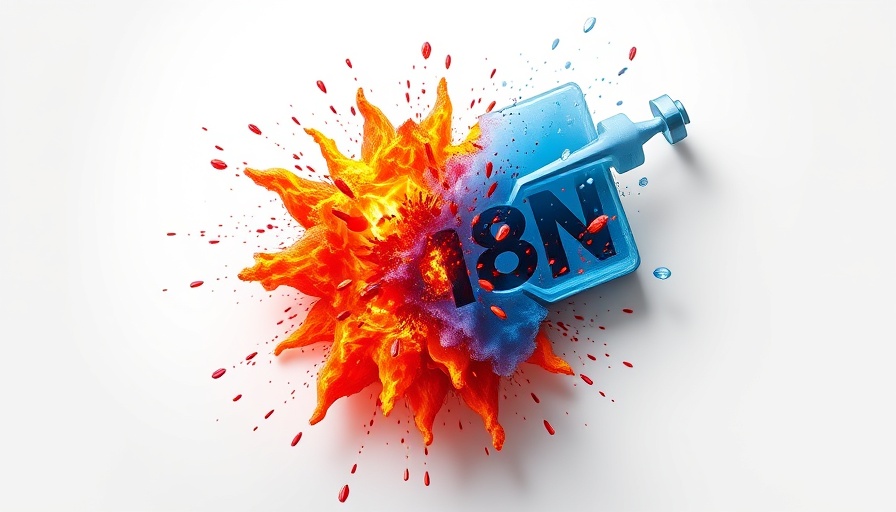 Google Opal AI vs N8N logo clash with flames and vibrant colors.
