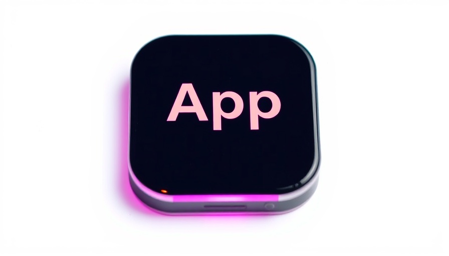 Sleek app icon promoting AI that builds apps, automate life.