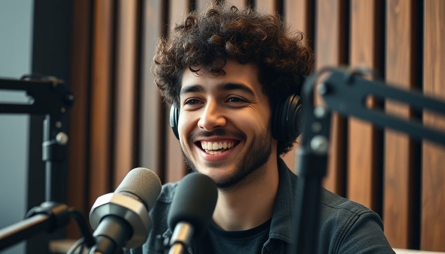 n8n open-source workflow automation podcast, smiling man engagingly talks.