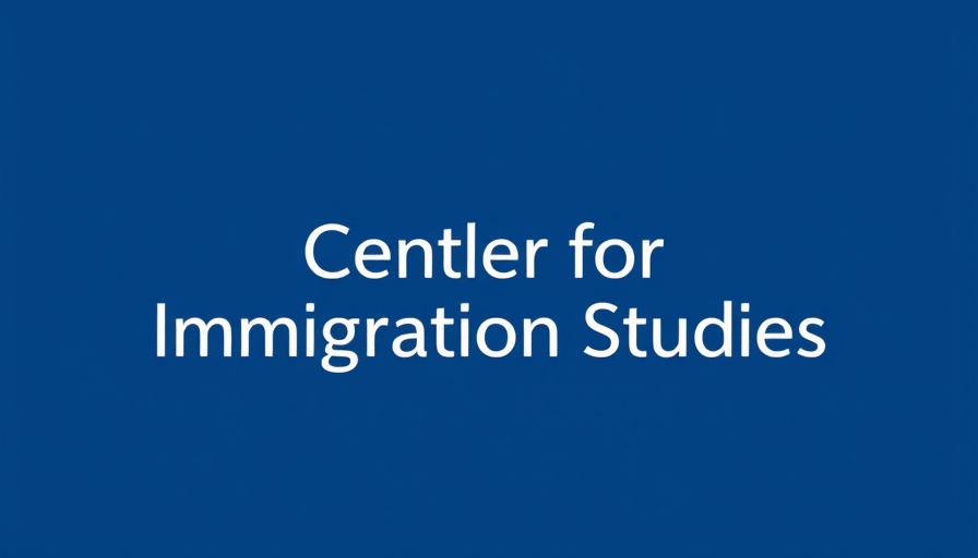 Center for Immigration Studies logo on blue background.