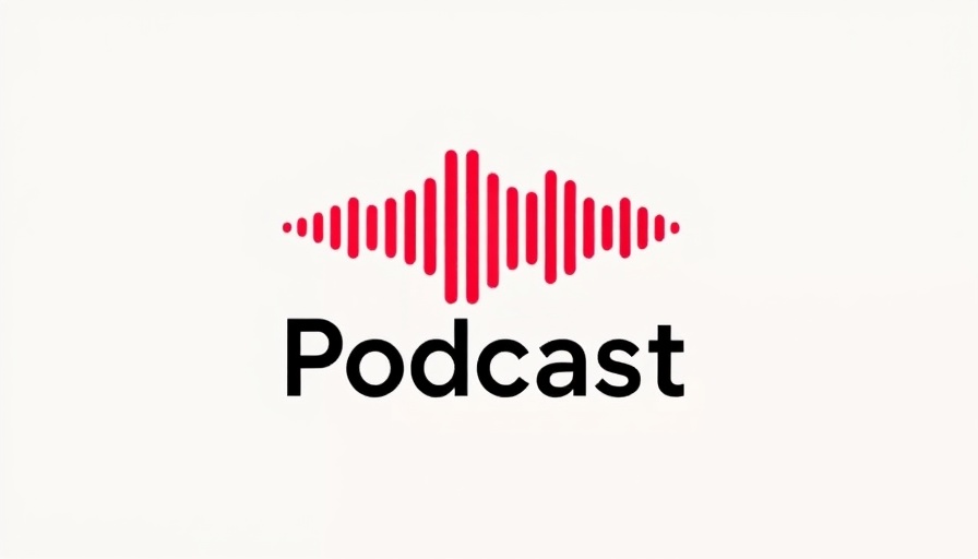 Minimalistic podcast logo design.