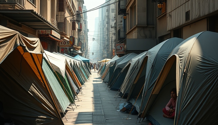 Homelessness Reduction in Los Angeles: urban encampment scene