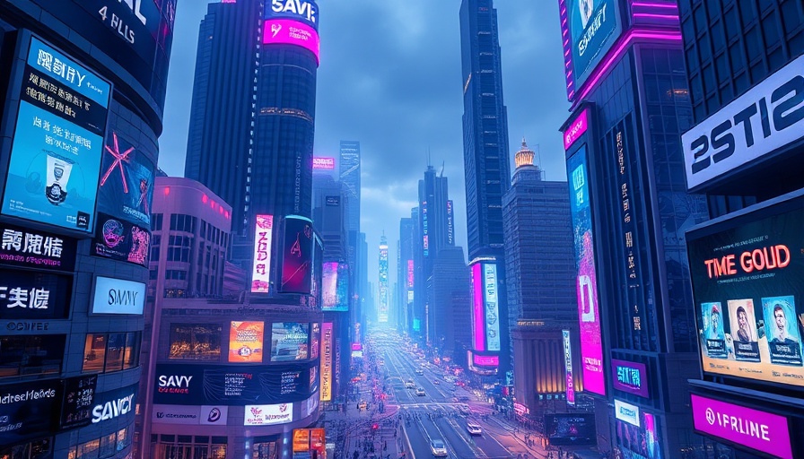 Future cityscape depicting DeepSeek AI Market Impact