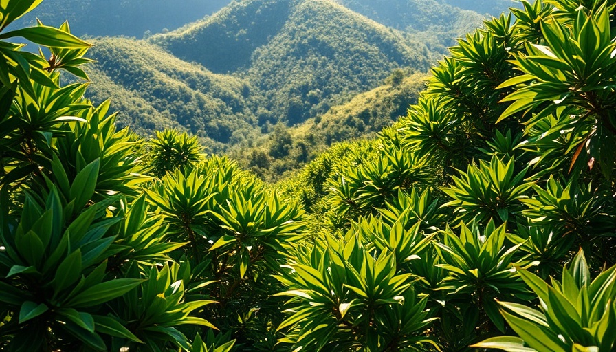 Arabica coffee plantation reflecting tariff dispute effects.