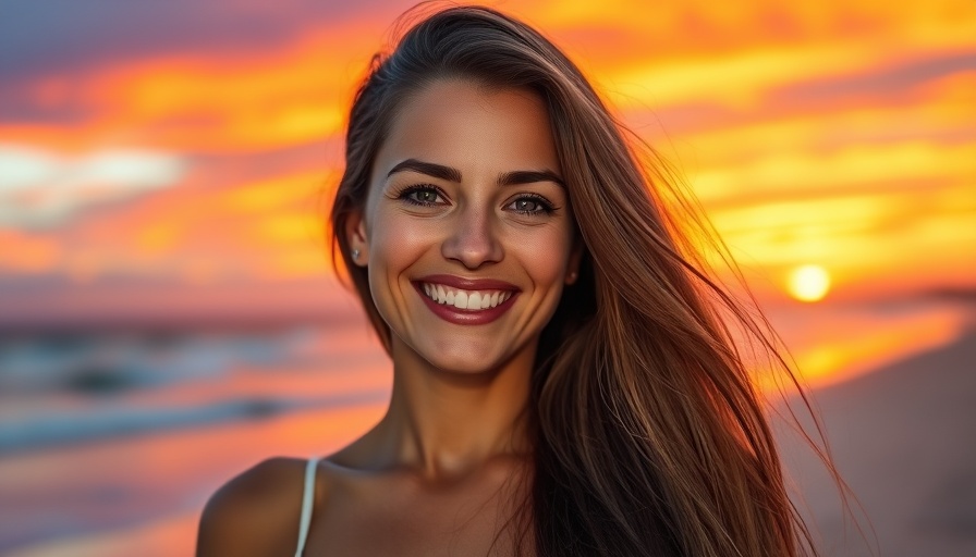 Woman smiling on beach at sunset, Suzanne Morphew murder case updates.