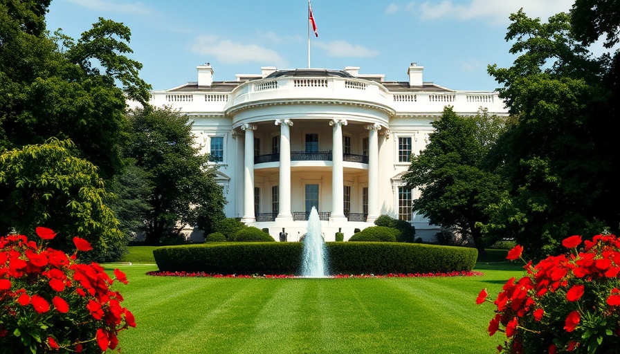 Front view of the White House, symbolizing highest-paid White House staffers.
