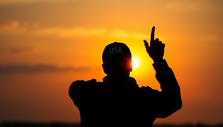 Silhouette with USA cap pointing, symbolizing Trump Economic Policy and Tariffs.
