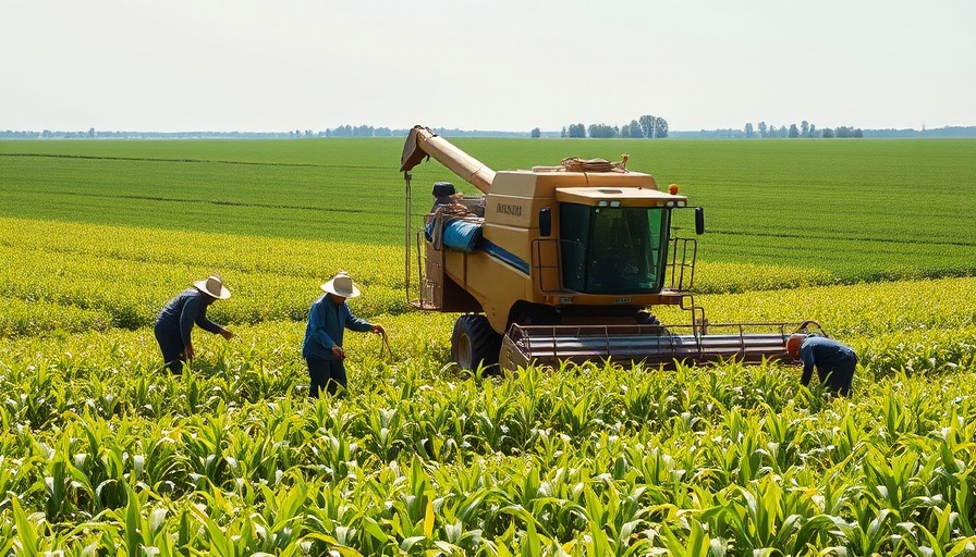Farm workers harvesting crops in a field, associated with President Trump's Amnesty Consideration.
