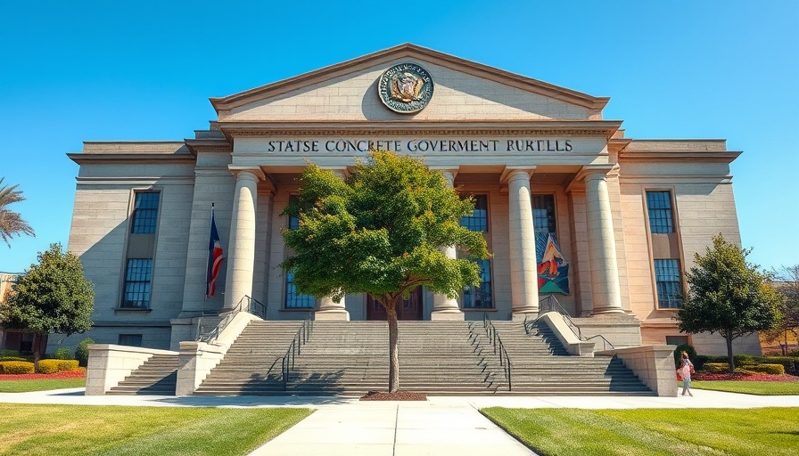 Probation Officer Set on Fire - exterior of probation department building.