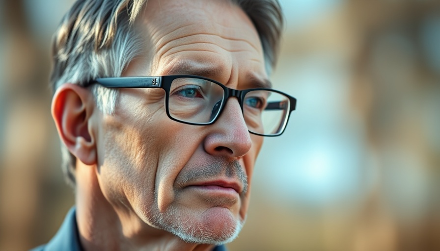 Middle-aged man with glasses, thoughtful expression, related to White House tariffs on Brazil.
