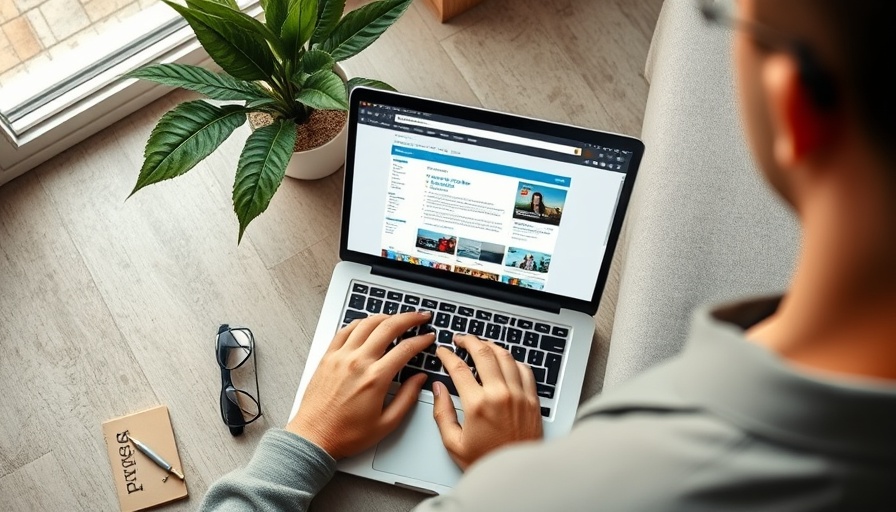 Person using laptop, potential malicious browser extensions spying.