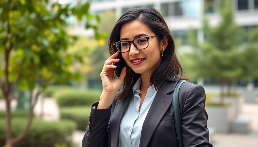 Professional woman on phone outdoors, Maurene Comey prosecutor.