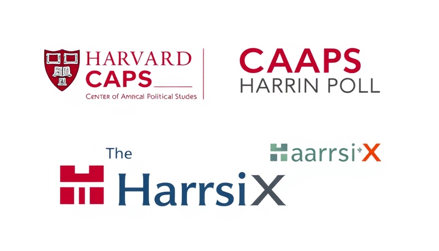 Harvard CAPS Harris Poll logos in a modern design.