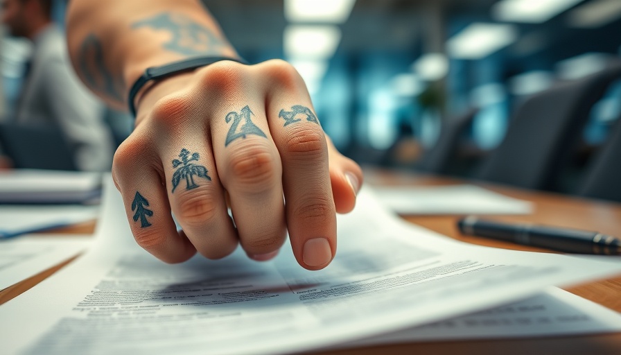 Kilmar Abrego Garcia immigration case document with tattooed knuckles.