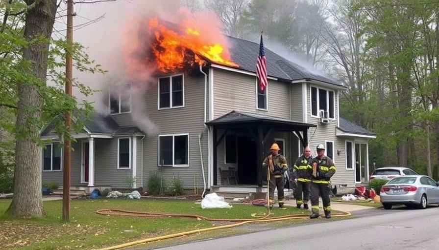 4 people injured, 2 dogs dead after Falmouth fire
