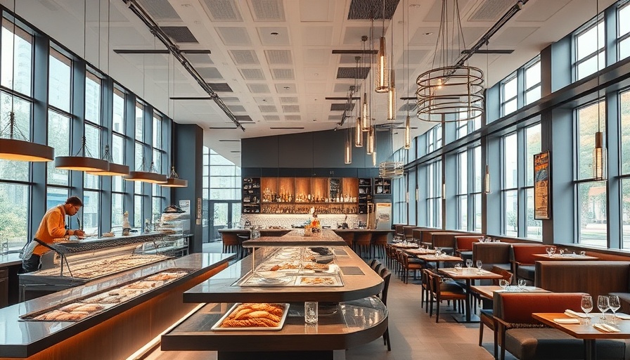 Row 34 Returns to Kenmore Square showcasing modern restaurant interior.
