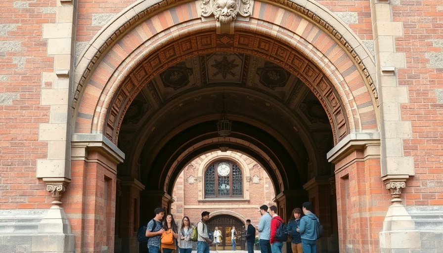 Restore UCLA research grants, students under brick archway studying