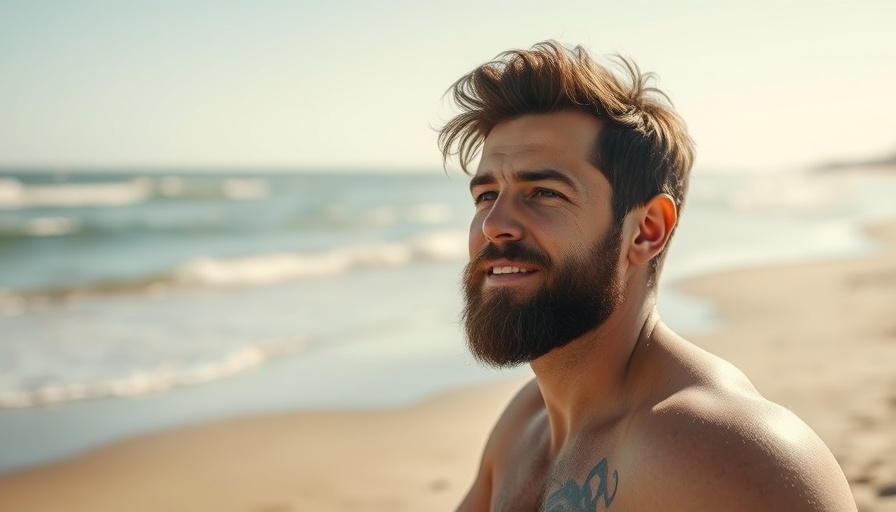 Man relaxing by the beach at Cape Cod Jewish Culture Festival