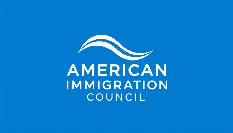 American Immigration Council logo on blue background