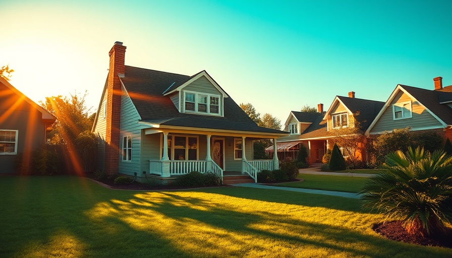 Vintage suburban home in Bolton’s Home Search highlighted at sunset.