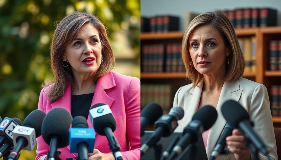 Two women speaking at press events, Oregon sanctuary state ICE obstruction.