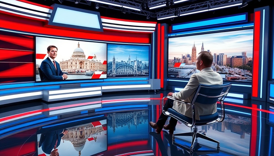 TV studio discussing Trump Federal Forces Strategy