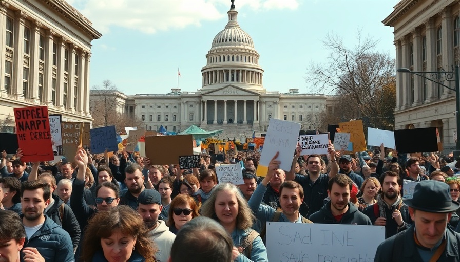 Protesters outside Capitol building illustrating legal consequences.