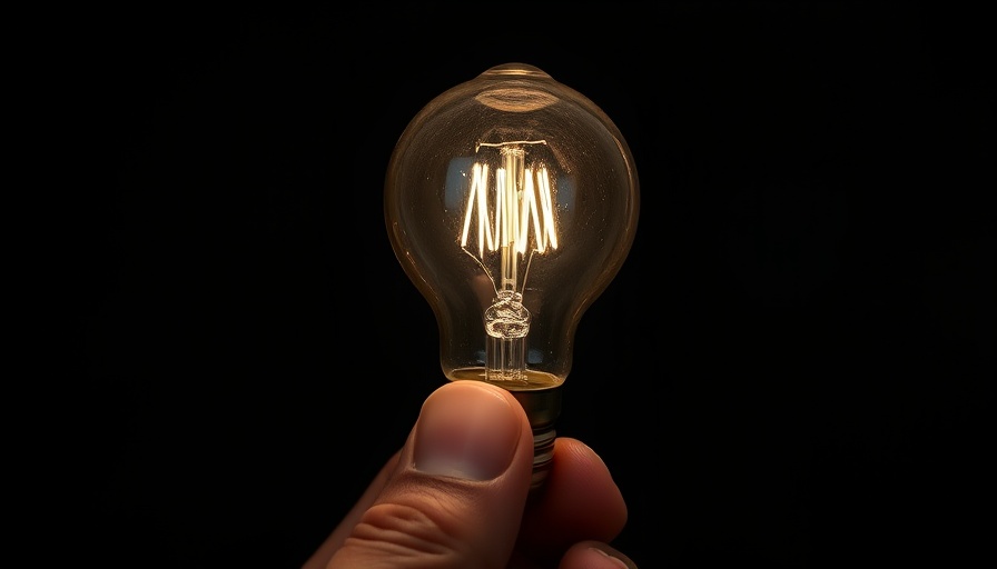 Hand holding light bulb symbolizing ideas in the online onboarding process.