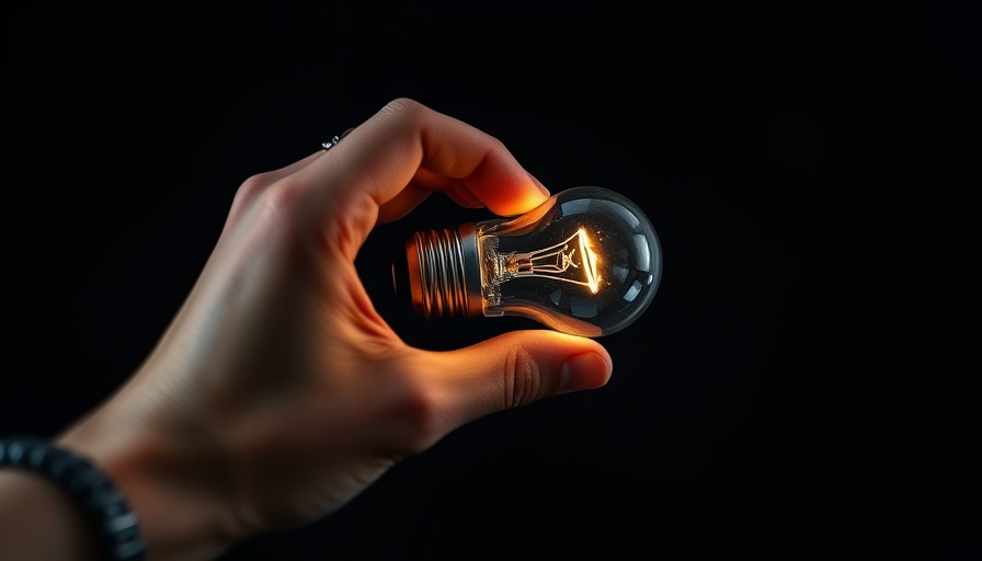 Hand holding light bulb symbolizing effective online onboarding process.