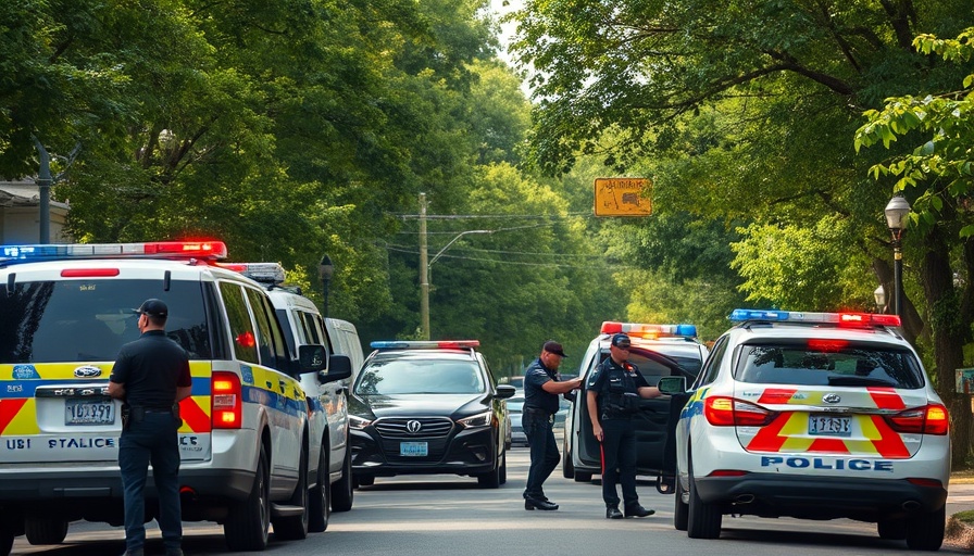Police at crime scene in Minneapolis church shooting.