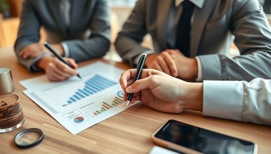 Professionals reviewing financial charts highlighting strategic financial planning importance.