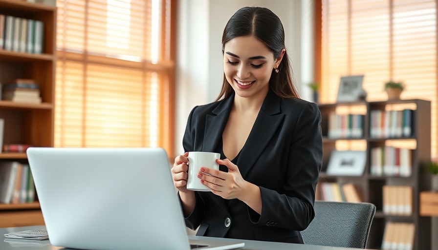 Woman using laptop in office for break-even analysis calculator