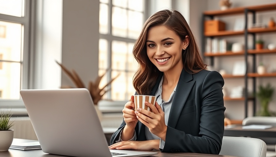Professional using a break even analysis calculator in an office.