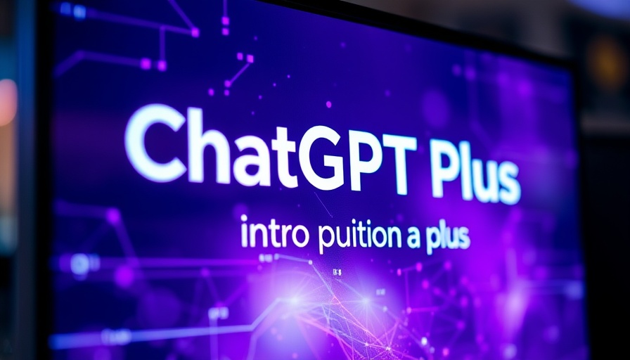 Introduction to ChatGPT Plus on screen - enhancing writing skills.