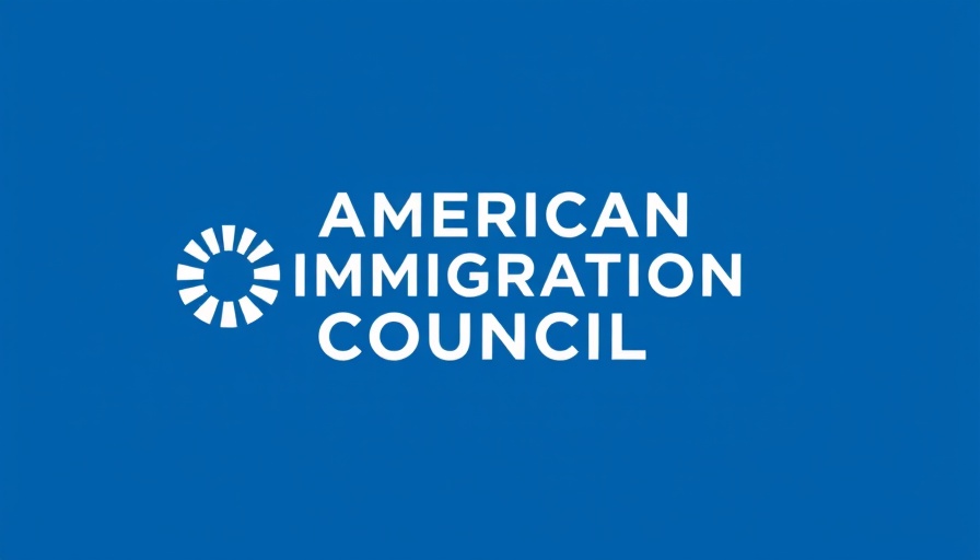 American Immigration Council logo on blue background