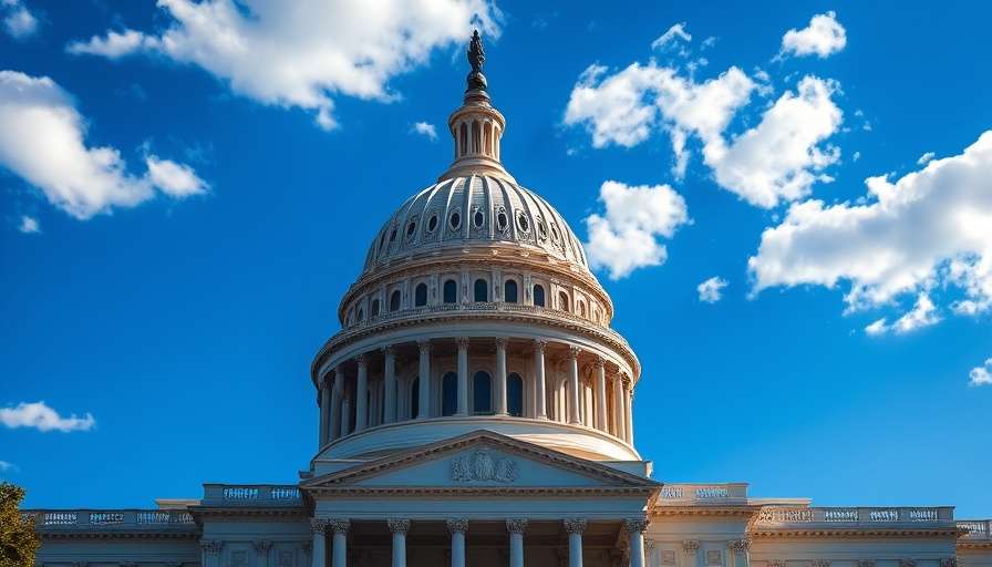 U.S. Capitol dome under blue sky, Trump Undermines Congress's Power.