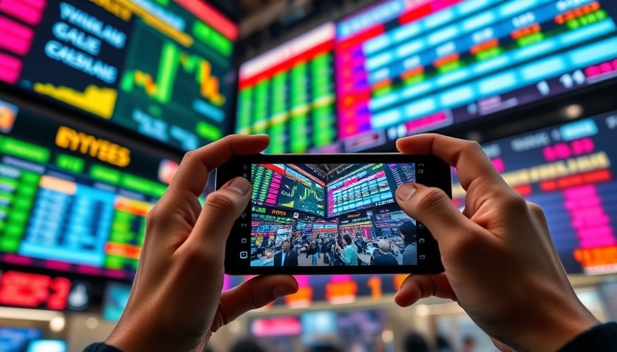 Stock market screens at NYSE showing economic news on Fed rate cut hopes and jobs growth.