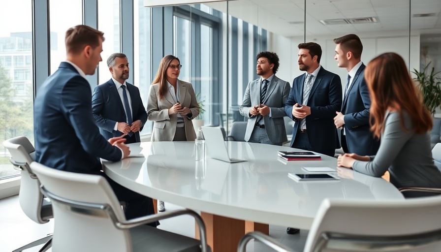 Animated corporate meeting discussing JPMorgan Epstein relationship.