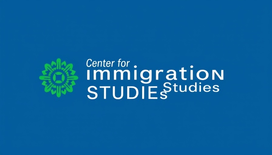 Center for Immigration Studies logo on blue background.