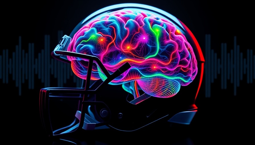 Colorful neural brain in helmet, ibogaine for brain injury.