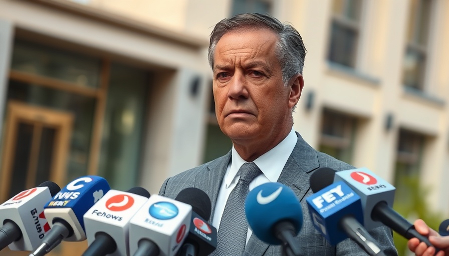 Serious man at press conference discussing TikTok deal framework.