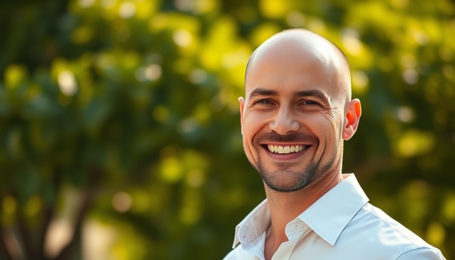Candidate for Los Angeles City Controller race 2025 with a smile outdoors.