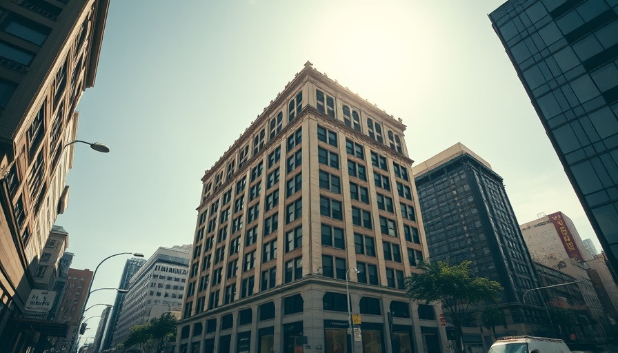 Rosslyn Lofts downtown L.A. historic building skyline