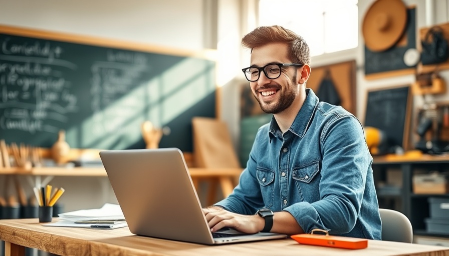 Smiling young man working in an office, reasons lenders require deposits on business loans